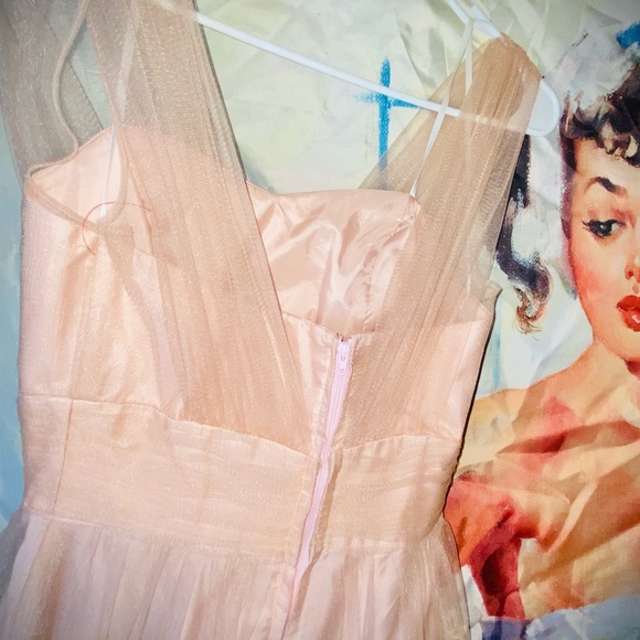 DECODE BRAND TULLE CHIFFON DRESS - Picture 5 of 6